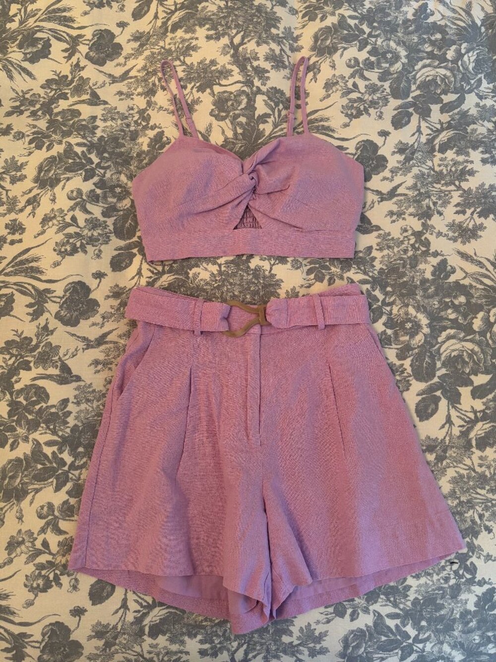 Lilac matching set - House of Harlow 1960